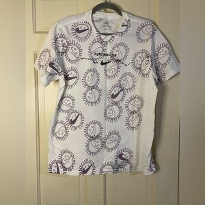 Nike Sun Club All Over Print T-shirt Men's Size Medium White Graphic